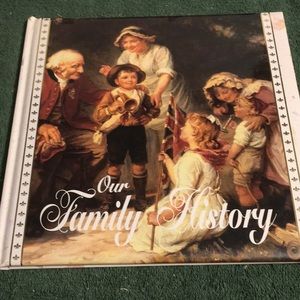 Vintage 1997 “Our Family History” Hardcover and never used.